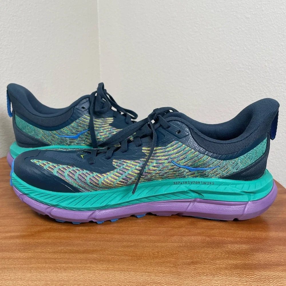 HOKA Mafate Speed 4 Men's Strata/Tech Green Size 8.5D - Picture 3 of 16